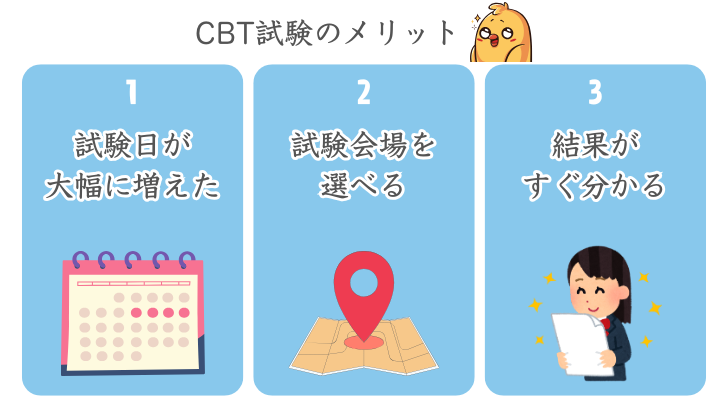 CBT試験のメリット