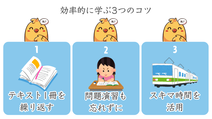 効率的に学ぶ3つのコツ